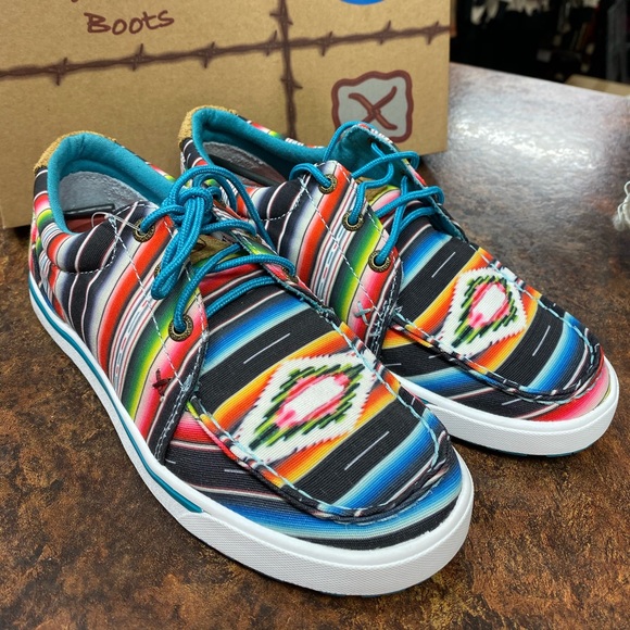 Twisted X Shoes - NEW Twisted X Serape Hooey Shoes Sneakers Lace Up